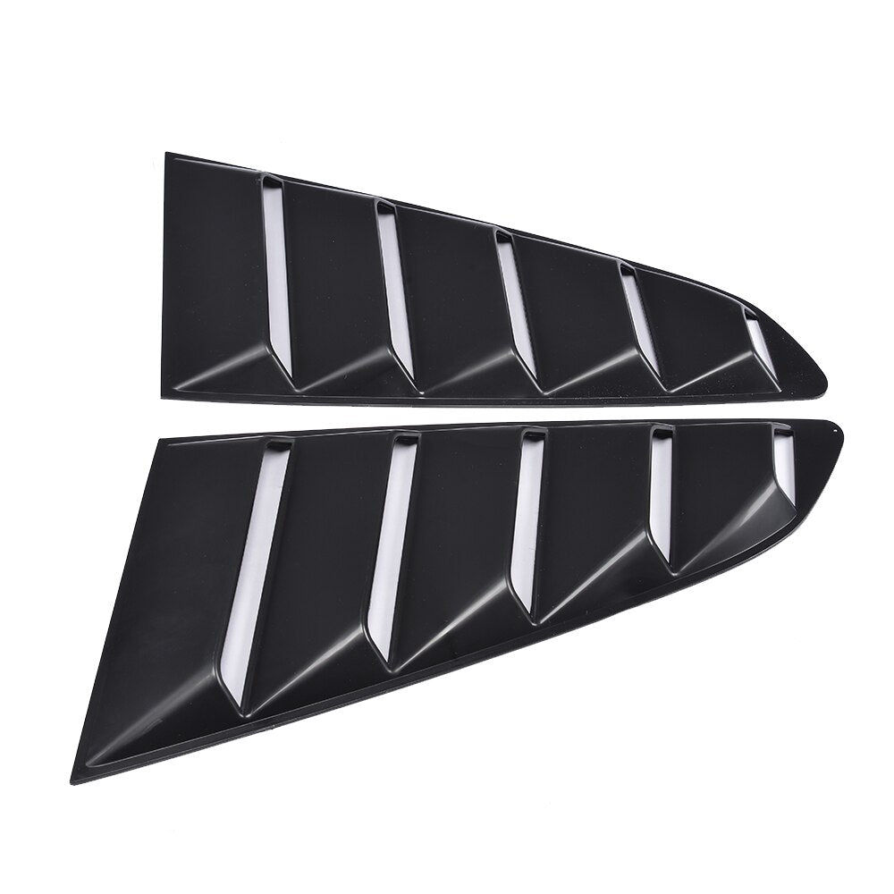 107 - Ford Mustang Rear Quarter Shark Gill Window Covers (2015 - 2017 Models) - Diversion Stores Car Parts And Modificaions