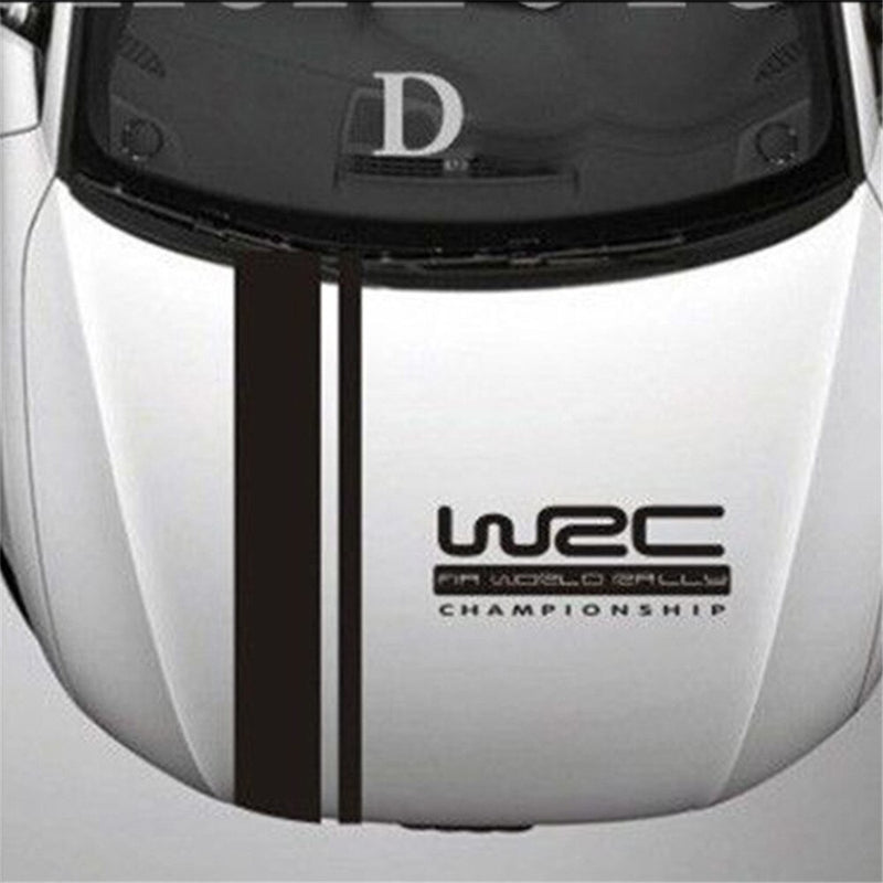 Universal Hood / Bonnet Stripe Decal (4 STYLES) - Diversion Stores Car Parts And Modificaions