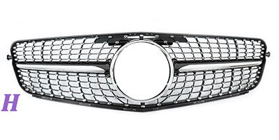 112 - Mercedes Benz C-class Diamond Style Front Grille (2008 - 2014) - Diversion Stores Car Parts And Modificaions