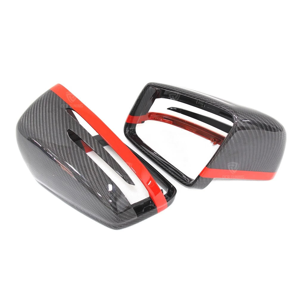 225 - Mercedes Benz Carbon Fibre Wing Mirror Covers For A / B / C / E / S  / CLS / GLK Class - Diversion Stores Car Parts And Modificaions