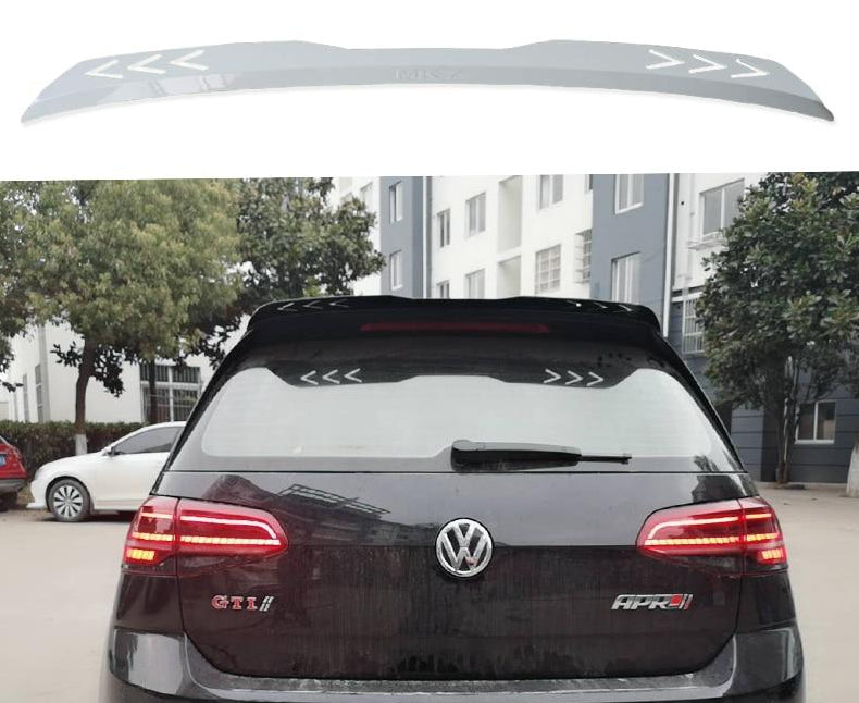 007 - Volkswagen Golf MK7 Standard Models and GTI/R/R-LINE Models Spoiler Extension - Diversion Stores Car Parts And Modificaions