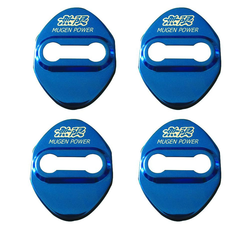 212 - Mugen Power 4x Car Door Lock Covers For Honda - Diversion Stores Car Parts And Modificaions