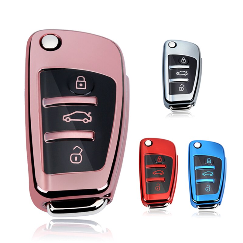 Audi Chrome Hardback Protective Key Cover (Most Models Supported) - Diversion Stores Car Parts And Modificaions