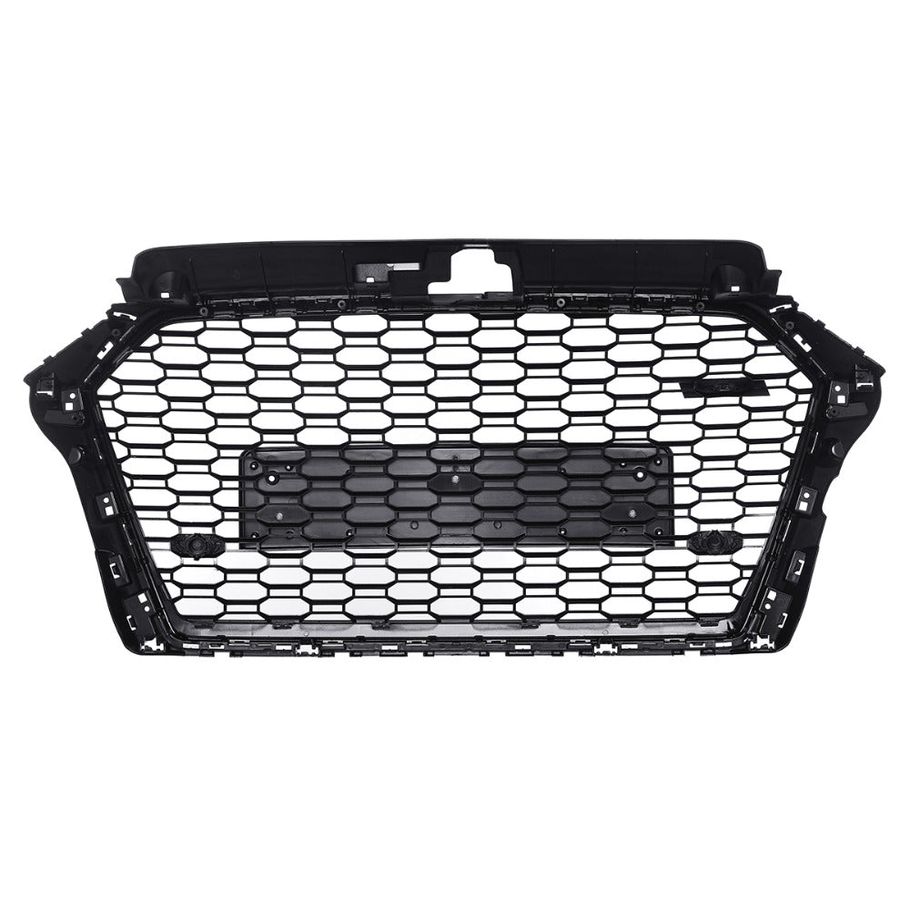 Audi A3 / S3 / RS3 Honeycomb Gloss Black Front Grille ( 8V 