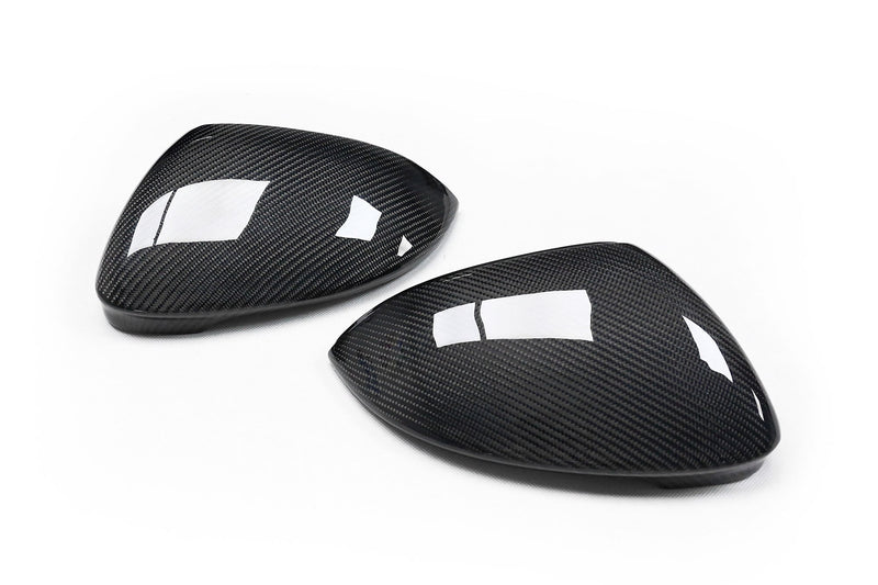 Volkswagen VW Golf MK8 / ID3 Genuine Carbon Fibre Replacement Wing Mirror Covers (2020+)