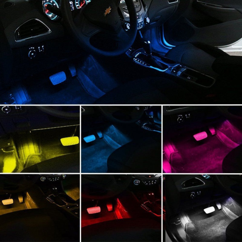 262 - Diversion 16 Colour RGB Remote controlled footwell lights (12V) - Diversion Stores Car Parts And Modificaions