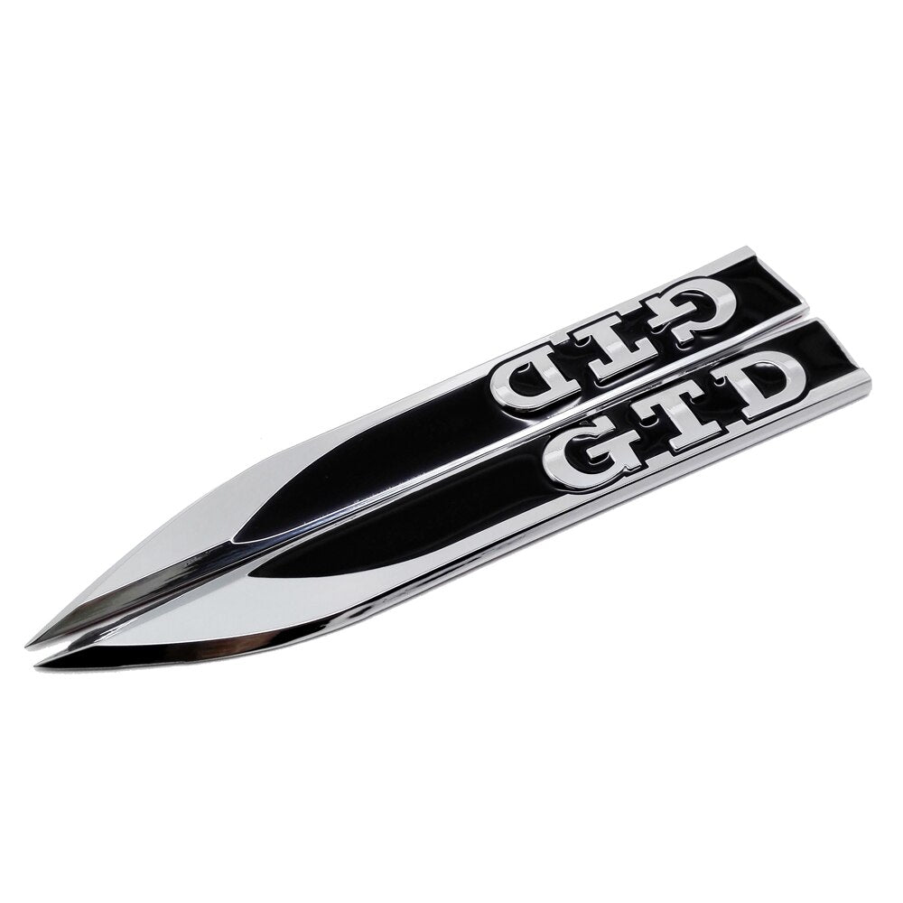 Volkswagen GTD Badges Front Side Panels