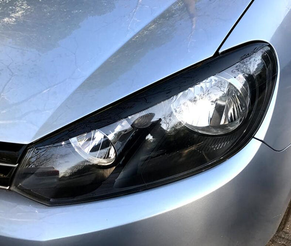 Volkswagen Golf MK6 Headlight Eyebrows (2008-2013 Models)