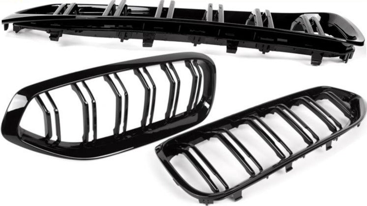 BMW Z4 G29 Strip Front Grille Pair Gloss Black (2019+) 