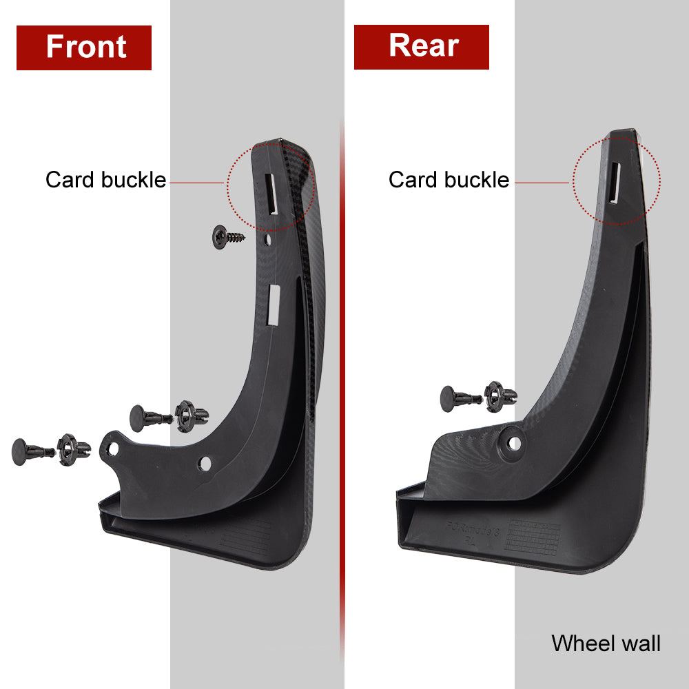 TESLA Model 3 Mud Flaps 2017+ (Body Colour Options / Set of 4)