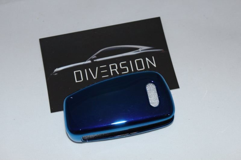 Audi Protective Key Cover - Chrome Blue - Diversion Stores Car Parts And Modificaions