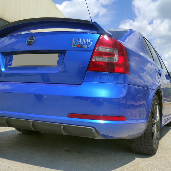 Skoda octavia mk2 rear shop diffuser