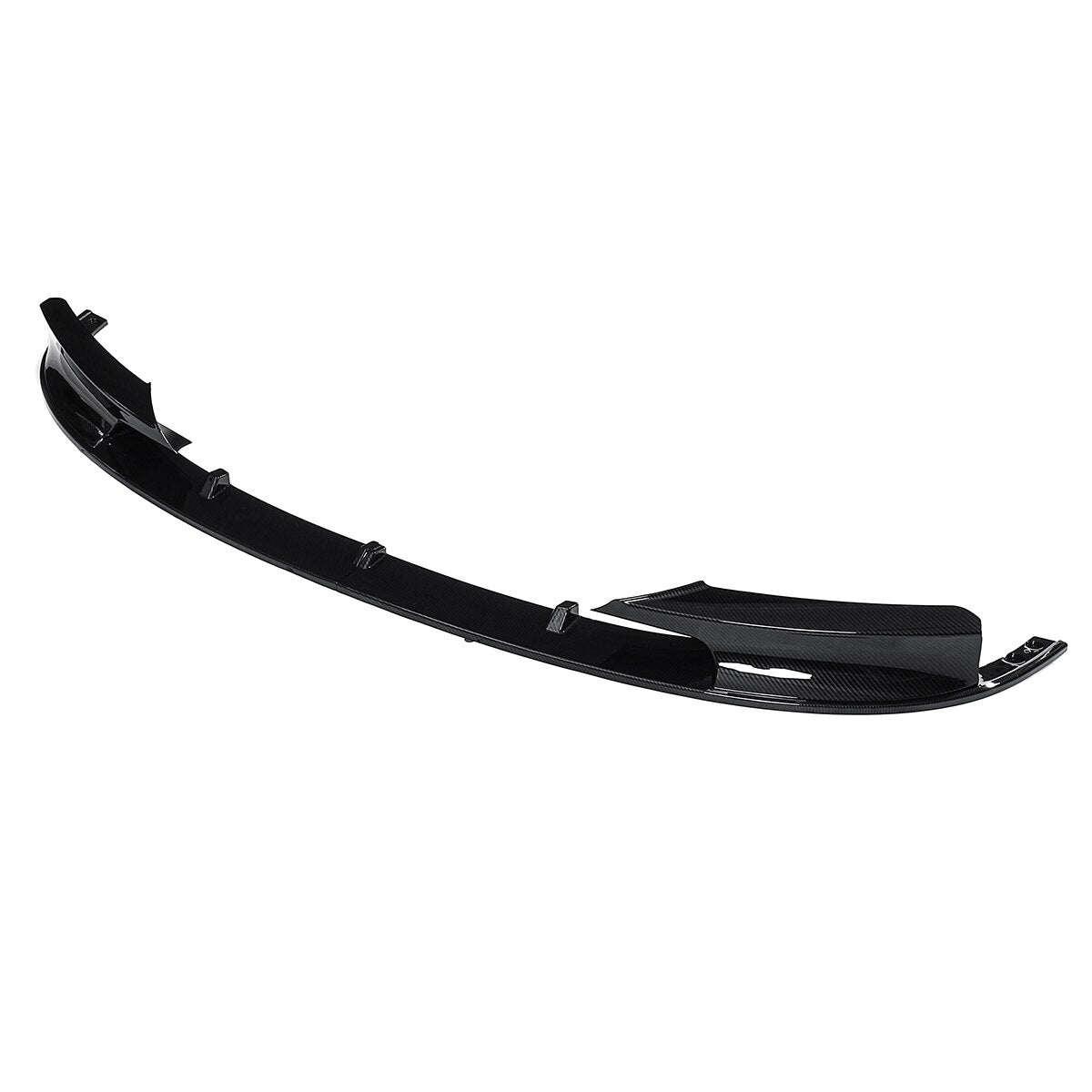 BMW 3 Series F30 Front Splitter In Gloss Black / Carbon Fibre Look (2012 - 2019) DAS Automotive