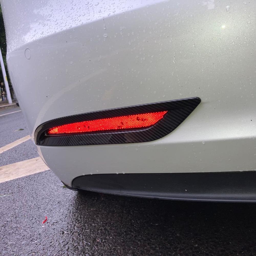 Tesla Model 3 Rear Reflector Surrounds / Canards (2017 Onwards)