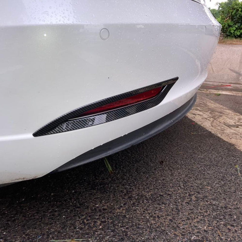 Tesla Model 3 Rear Reflector Surrounds / Canards (2017 Onwards)