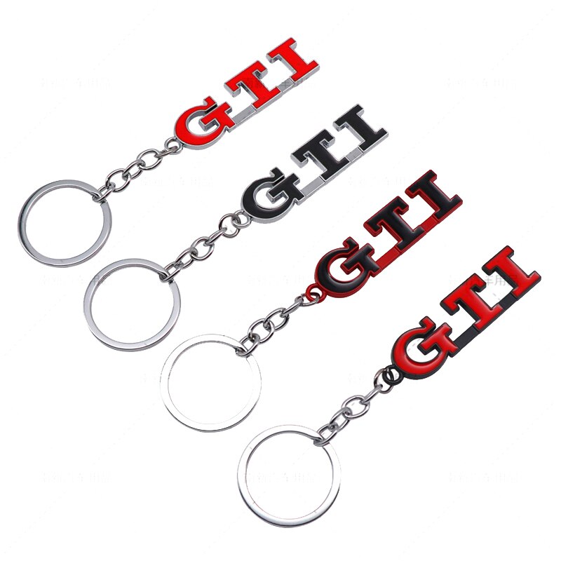 Gti Keychains Volkswagen GTI Logo Metal Keyring