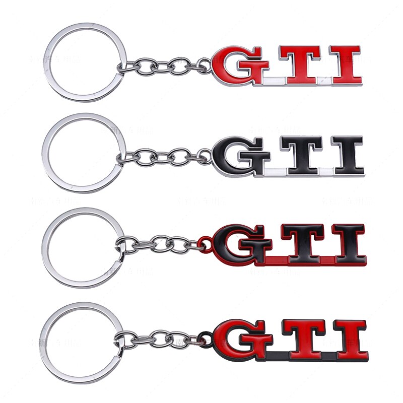 Volkswagen GTI Logo Metal Keyring