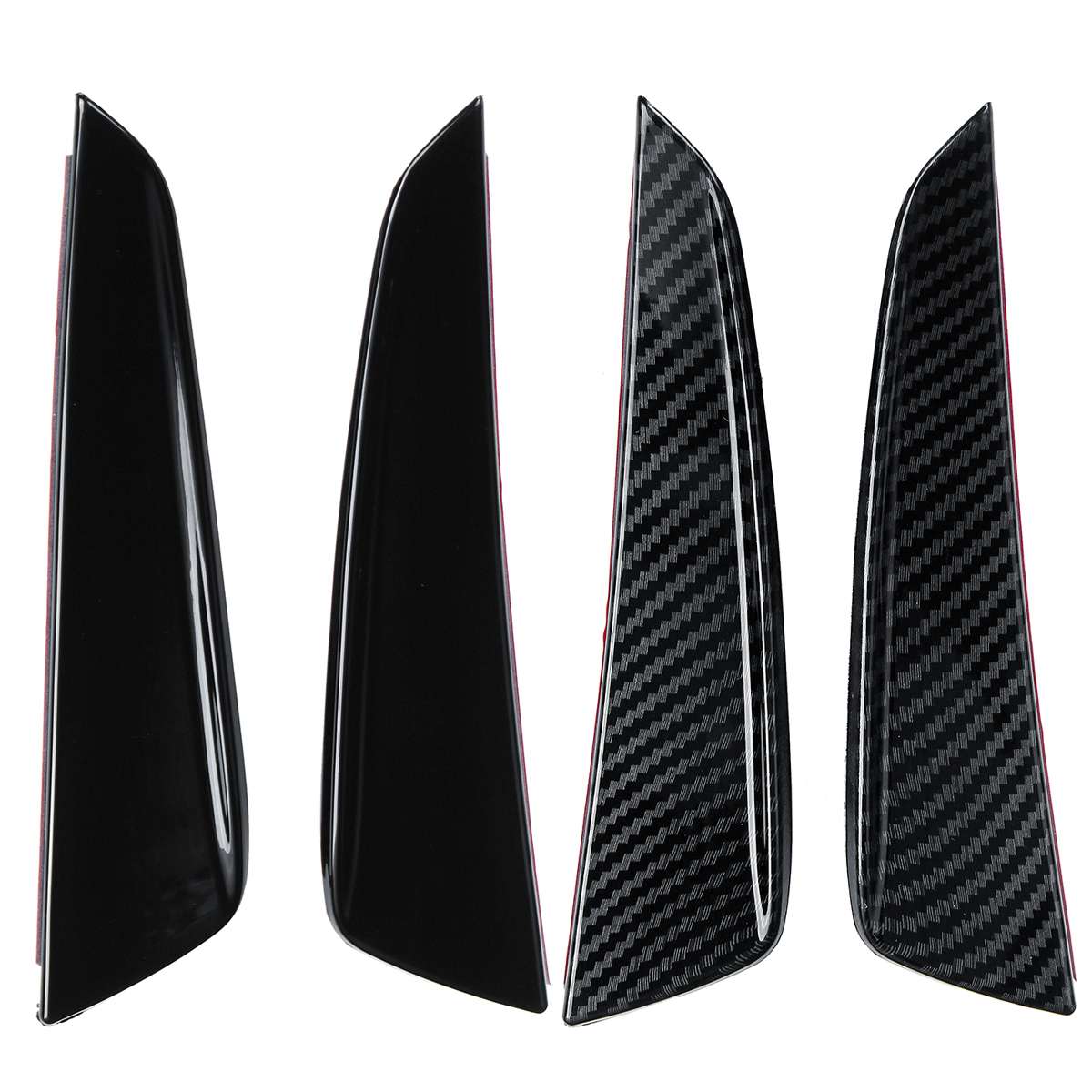 Front Bumper Self Adhesive Outer Canards Pair for Mercedes Benz A Class W177 MK4 (2018+ Models)