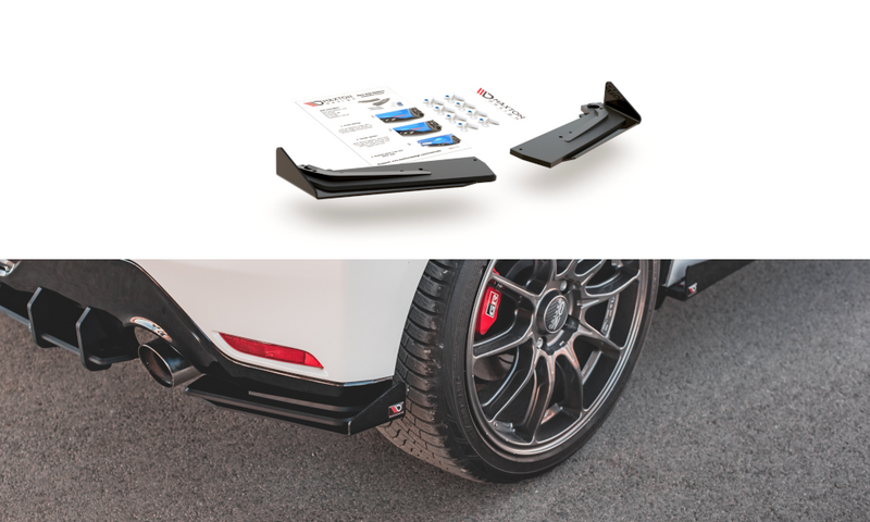 Maxton Design Rear Side Splitters & Flaps (Racing Durability) for Toyota GR Yaris MK4