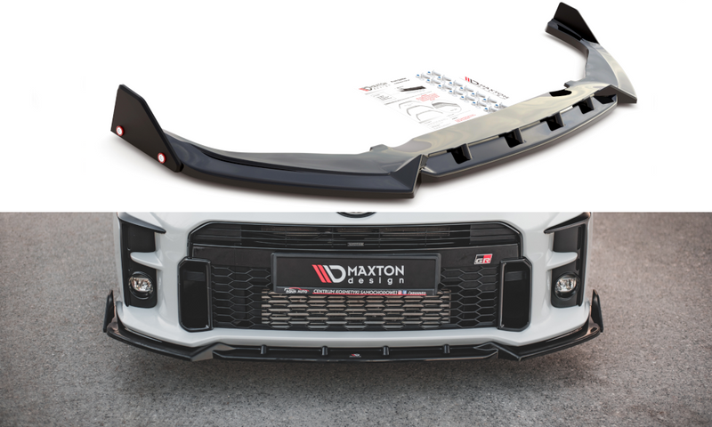 Maxton Design Front Splitter & Flaps V.2 for Toyota GR Yaris Mk4 
