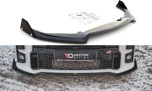 Maxton Design Front Splitter & Flaps V.3 for Toyota GR Yaris Mk4