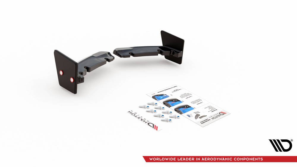 Maxton Design Rear Side Splitters & Flaps V.2 for Toyota GR Yaris MK4