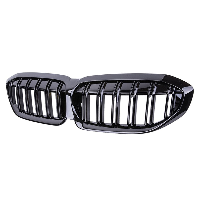 BMW 3 Series G20 G21 Front Kidney Grilles Gloss Black (2019+ Models)
