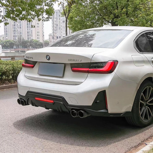 BMW 3 Series G20 LCI Gloss Black Rear Diffuser (2022+)
