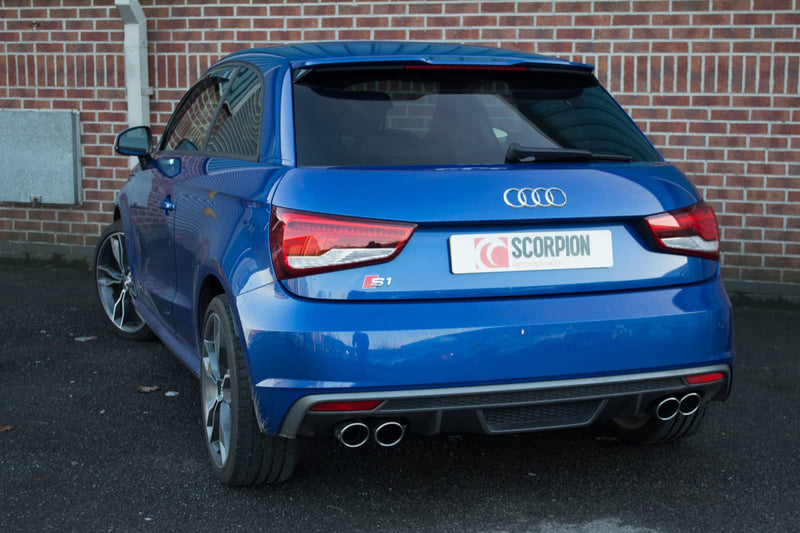 Scorpion Audi S1 2.0 TFSI Quattro (2014-2018) Cat-Back System with Electronic Valves