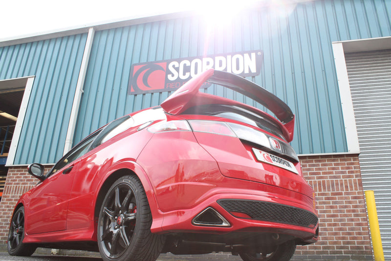 Scorpion Honda Civic Type R FN2 (2007-12) Resonated Cat-Back Exhaust - Uses OE Tips – SHD011