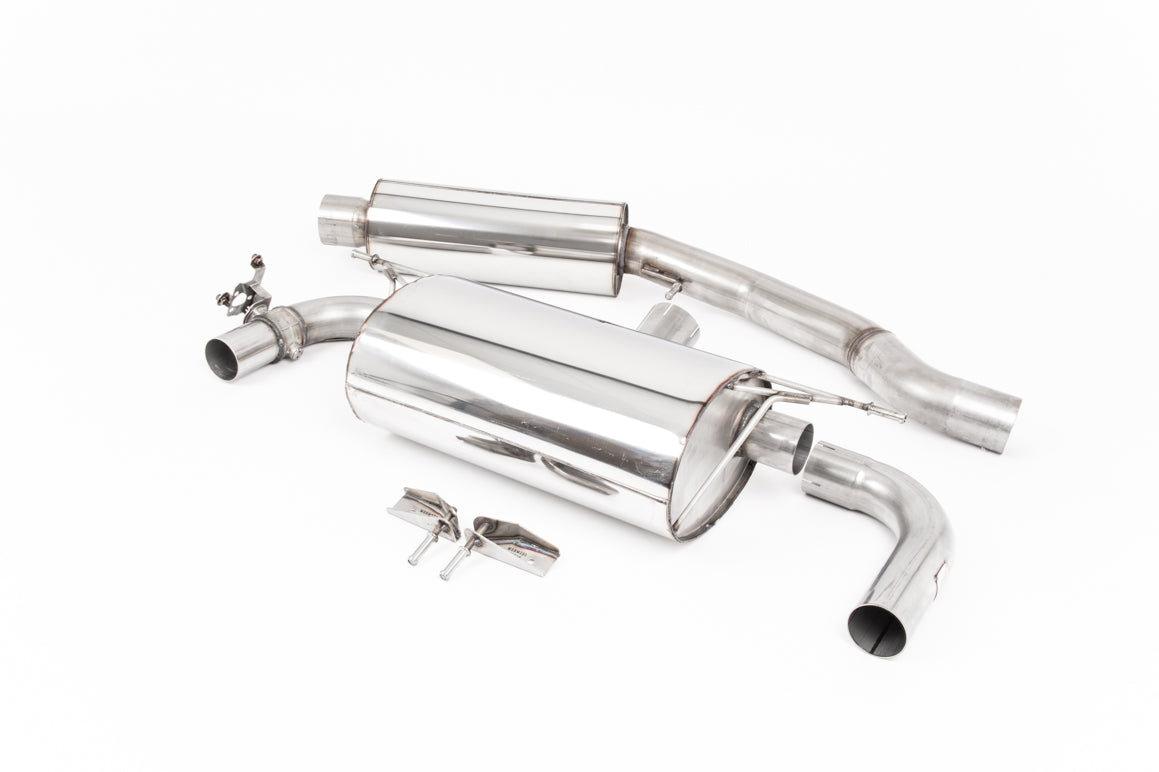 Milltek BMW 1 Series M140i 3&5 Door (F20 & F21) (GPF only) (19-21) Cat-back Resonated – Burnt Titanium GT-90 – SSXBM1114