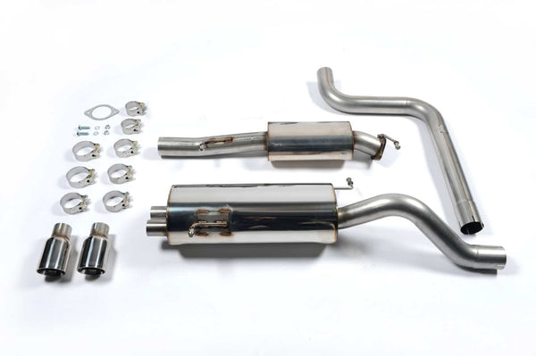 Milltek Ford Fiesta Mk7 ST 1.6L EcoBoost (182PS & 200PS) (13-19) Cat-Back Exhaust – Race System- Resonated- Polished Tips – SSXFD101