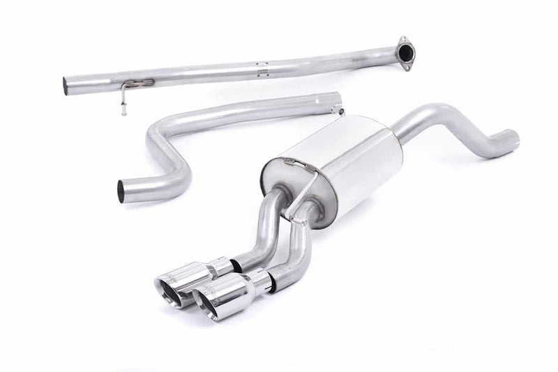 Milltek Ford Fiesta MK7.5 1.0T EcoBoost (13-17) Cat-Back Exhaust – Non-Resonated- Polished Tips – SSXFD109