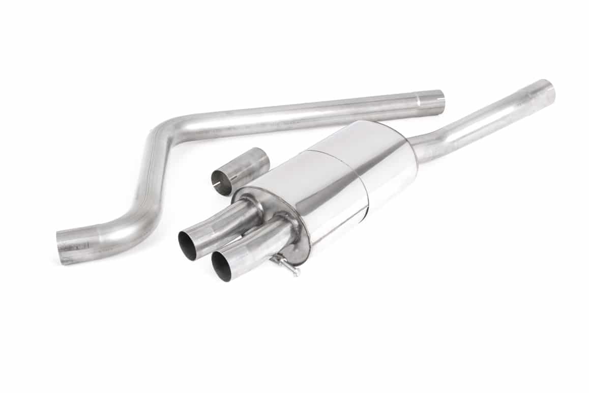 Milltek VW Polo Mk6 GTI 2.0 TSI GPF/PPF Back System – Burnt Titanium GT-90 Trims – SSXVW504 - Diversion Stores Car Parts And Modificaions