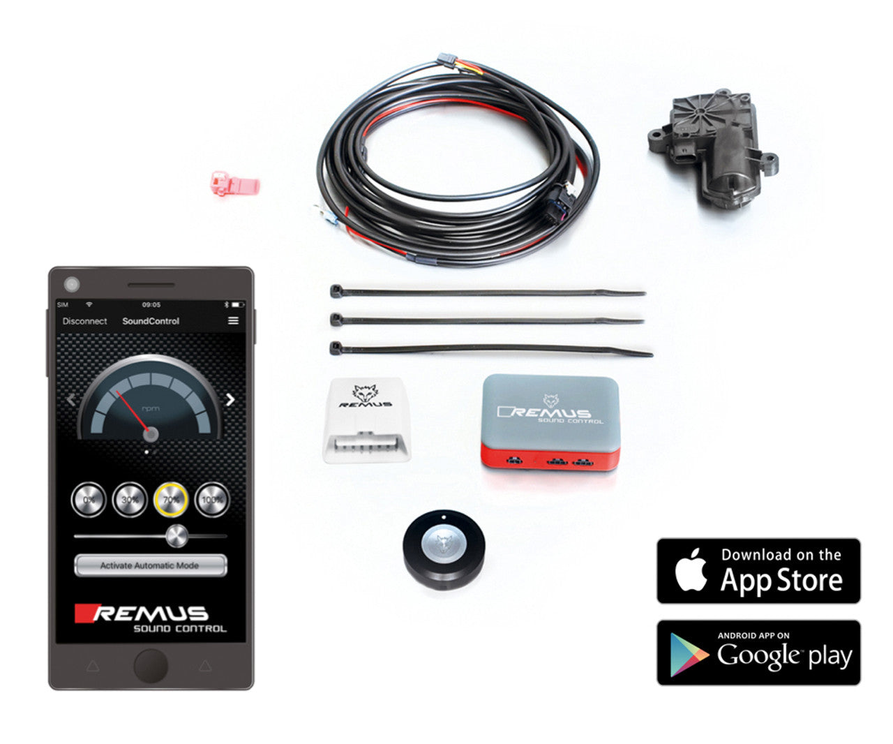 Volkswagen Polo MK5 GTI Remus Resonated Exhaust With Sound Control Module
