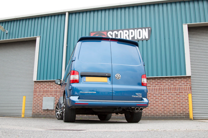 Scorpion VW T5 Transporter & Caravelle SWB/LWB 1.9/2.5TDI (03-09) & 2.0 (10+) Cat/DPF-Back Exhaust