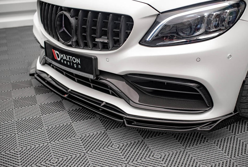 Maxton Design Front Splitter V.2 Mercedes-AMG C63 Coupe C205 Facelift (2018-2021)