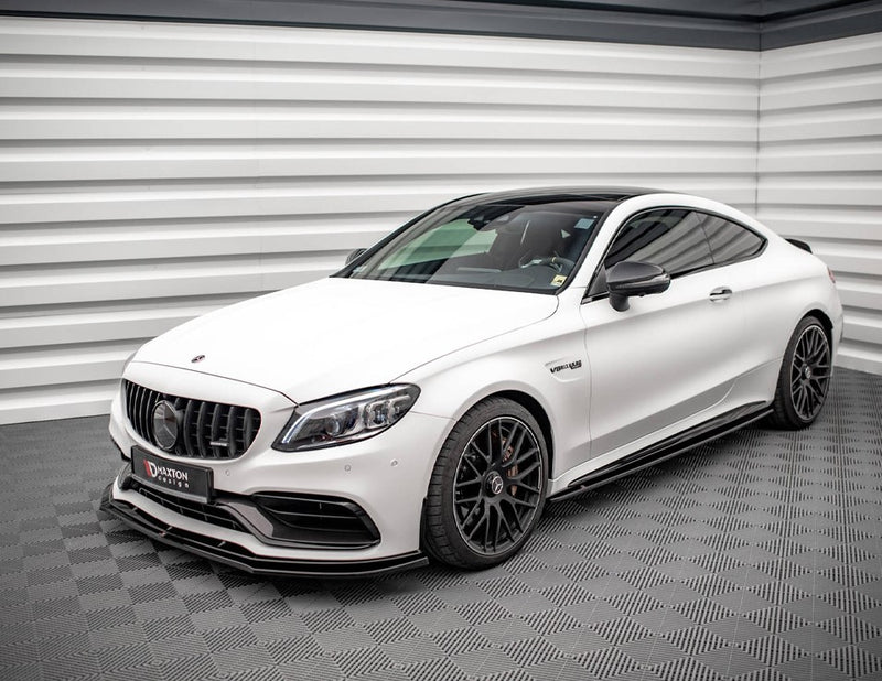 Maxton Design Side Skirts Diffusers V.1 Mercedes-AMG C 63AMG Coupe C205 Facelift (2018-2021)