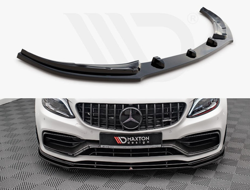 Maxton Design Front Splitter V.1 Mercedes-AMG C63 Coupe C205 Facelift (2018-2021)