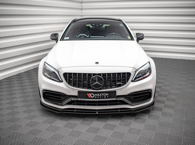 Maxton Design Front Splitter V.1 Mercedes-AMG C63 Coupe C205 Facelift (2018-2021)