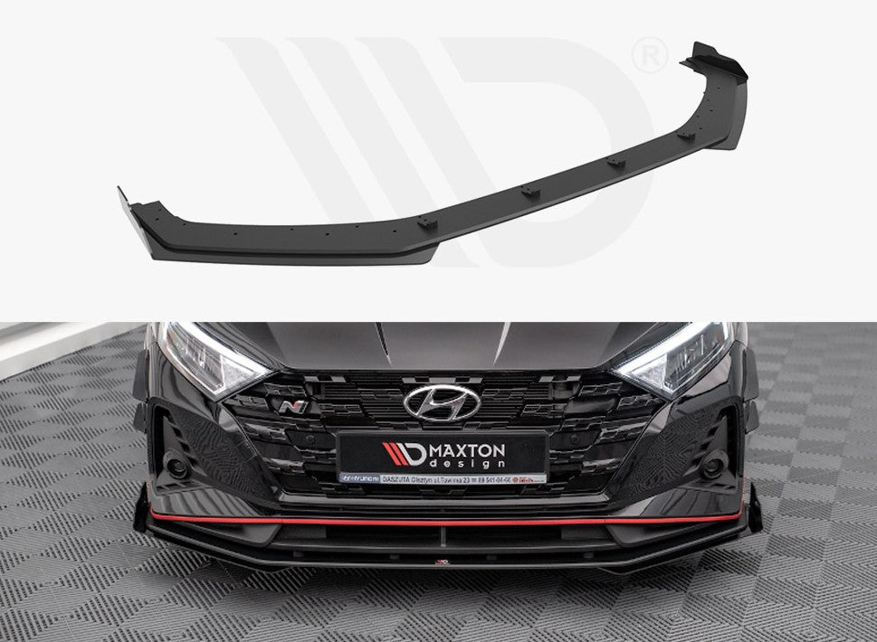 Maxton Design Street Pro Front Splitter V.1 (+Flaps) Hyundai i20 N Mk3