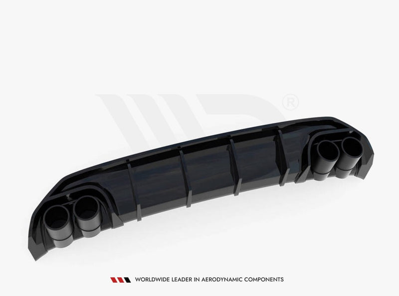 Rear Valance + Exhaust Ends Imitation Audi S6 / A6 S-Line C8