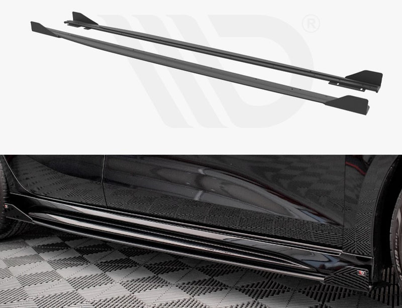 Maxton Design Street Pro Side Skirts Diffusers (+Flaps) Audi RS3 Sportback 8Y