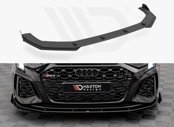 Maxton Design Street Pro Front Splitter V.1 (+Flaps) Audi RS3 Sportback 8Y