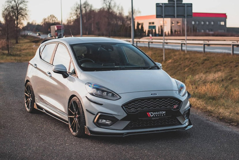 Maxton Design Front Splitter (+Flaps) V.4 Ford Fiesta Mk8 ST/ST-Line