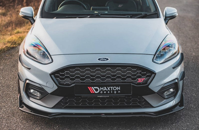 Maxton Design Front Splitter (+Flaps) V.4 Ford Fiesta Mk8 ST/ST-Line