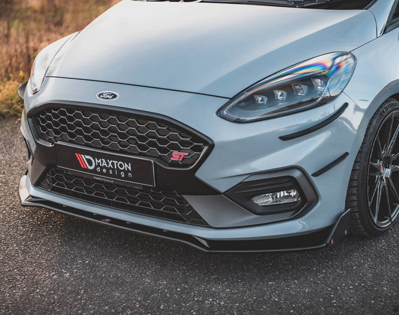 Maxton Design Front Splitter (+Flaps) V.4 Ford Fiesta Mk8 ST/ST-Line