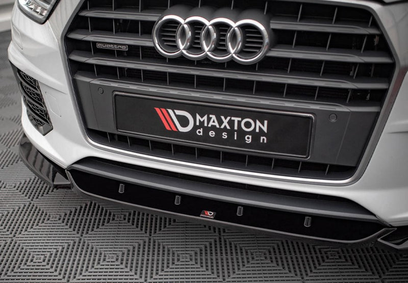 Maxton Design Front Splitter V.1 Audi Q3 S-Line 8U Facelift (2014-2018)