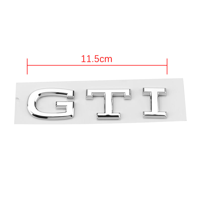 Volkswagen GTI Central Rear Boot Badge (2021+ Version) - Chrome