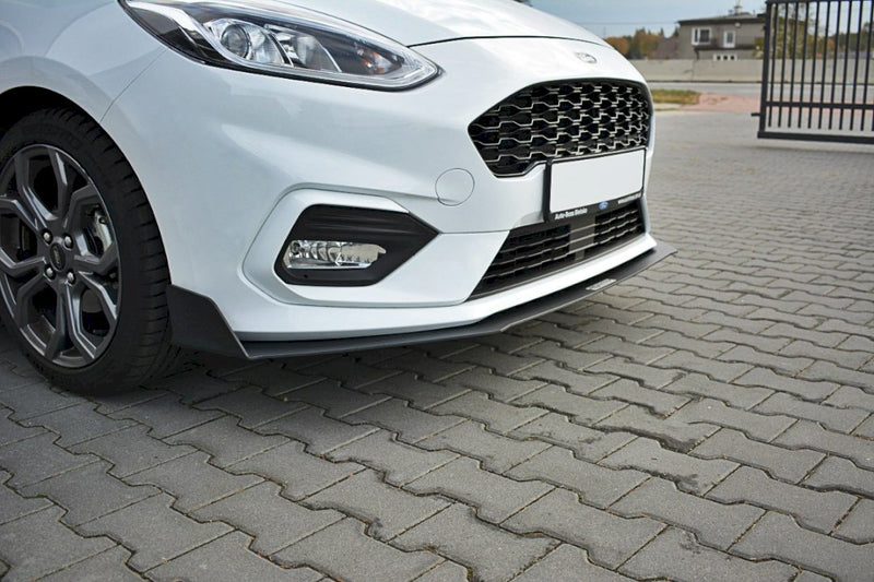 Maxton Design Racing Front Splitter V.1 for Ford Fiesta MK8 ST & ST-LINE (2018+)